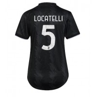Juventus Manuel Locatelli #5 Udebanetrøje Dame 2022-23 Kortærmet